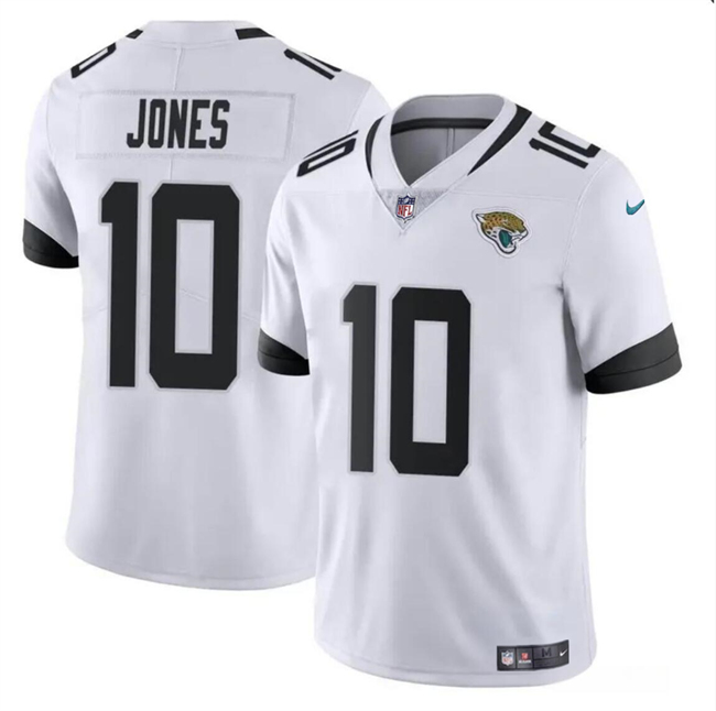 Youth Jacksonville Jaguars #10 Mac Jones White Vapor Untouchable Limited Stitched Jersey